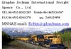 Qingdao to Astana railway transportation