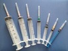 Disposable syringe for medical