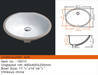 Ceramic sink w/cUPC & CSA approved
