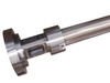Screw and barrel for injection/extrusion machine