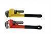 Pipe wrench with American heavy duty PVC dipped handle