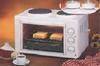 Toaster oven w/2 hot plate