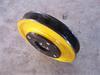 Large iron sheave nylon pulley