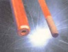 DC Copper coated pointed gouging rods