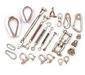Rigging: shackles, wire rope clips, ringer, thimble, turnbuckles, snap