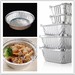 Aluminum foil container for food packaging