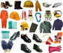 Safety Shoes, Coverall, Mask, Helmet, faceshield, Safety belts