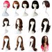 High quality synthetic hair wigs with various of hair styles