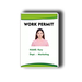 Polycarbonate PC material ID License card