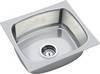 Stainless Steel Ss Kitchen Sink in Single Bowl with Drain Board