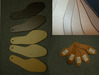 Shoes insole board leather board