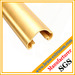 Brass extruded copper alloy profile sections of stairs handrail