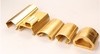 Brass extruded copper alloy profile sections of stairs handrail