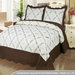 100% Polyester Embroidered bedspread set