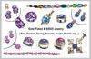 Sell cubic zirconia, synthetic stones, pendant, nacklace, earring