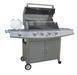 Stainless steel barbecue gas grill