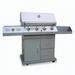 Stainless steel barbecue gas grill