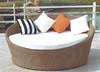 Aluminum double  round sun lounge