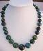 18 inch Chrysocolla coral beads Necklace