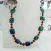 18 inch Chrysocolla coral beads Necklace