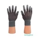 Grey Nylon Pu Finger Glove Mixed With Carbon Fiber