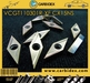 CarbideX Tools Taiwan Milling Indexable inserts, cutters