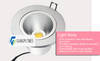 [GPTIMES] LED Downlight (COB) 7W Fiber finish Adjustable Angle