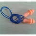 Silicon earplug with cord