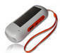 Solar charger with torch and fm radio
