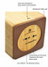 2015 hot new product patent natural bamboo portable bluetooth speaker