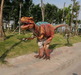 Dinosaur costume for amusement park