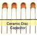 AC/DC Ceramic capacitor, MOV and the elements AND Electro-Tinned Coppe