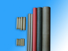 Vulcanized fiber tube, vulcanised fibre tube, fuse tube, grey, red