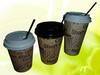 3-16oz Disposable Paper Coffee Cup With Lids (GX-119151) 