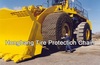 CAT wheel loader forging or casting tire protection chain for mining