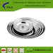 12-28cm stainless steel round dinner plate