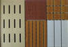 Wood wool acoustic cement panels