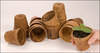 Coco pots, coco poles, dry fowers, bamboo, palm, and banana fibre products