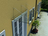 Tempered glass door canopy size 200 x 90 cm, glass awning, glasvordac