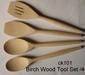 Wood kitchen tool set