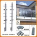 Coffeb stainless steel handrail balustrade glass brackets