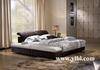 Bedroom furniture leather round bed