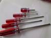 Slotted/phillips screwdrivers with cellulose acetate handles
