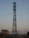 Steel tower for telecom and power transmission