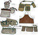 Garden apron and bag small holder and pouch, tool belt, BBQ