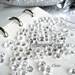 1000pcs 1Carat (6.5mm) SILVER Diamond Confetti Wedding Party Decoration