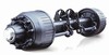 Semi-trailer axles, brake drums and hubs