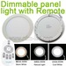 3 in 1 color changing square led panel light