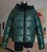 Men's bomber puffy down jacket with detachable hood
