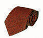 Brown Print Necktie
